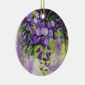 Schöne Blume der Wisteria Keramik Ornament (Rechts)
