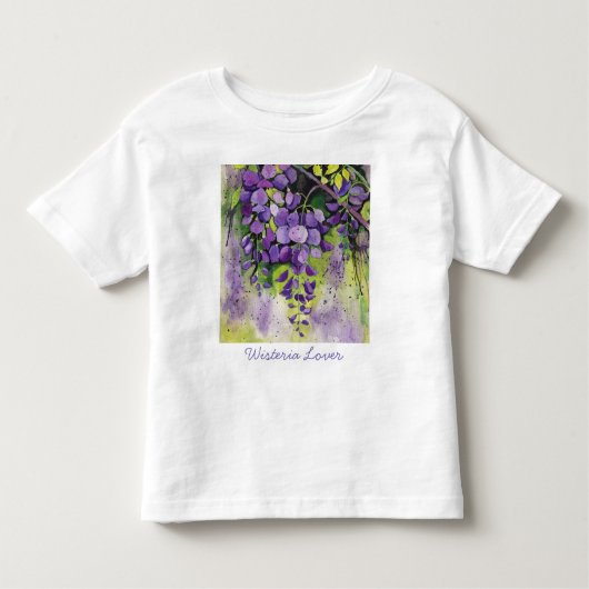 Schöne Blume der Wisteria Kleinkind T-shirt (Vorderseite)