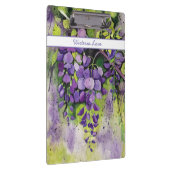 Schöne Blume der Wisteria Klemmbrett (Rechts)