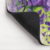 Schöne Blume der Wisteria Mousepad (Ecke)