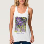 Schöne Blume der Wisteria Tank Top (Vorderseite)