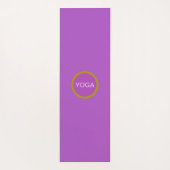 Schöne Blume des Lebens in Violet Shades Yogamatte (Rückseite)