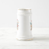 Schöne Blume Design-58576 Bierglas (Mittel)