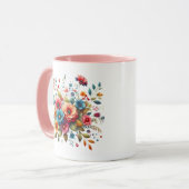 Schöne Blume Design-58576 Tasse (Vorderseite Links)