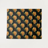 Schöne Blume, die goldene Rose Wandteppich (Vorderseite (Horizontal))