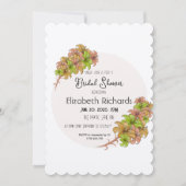 Schöne Blume Einladung (Vorderseite)