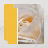 Schöne Blume Einladung (Vorne/Hinten)