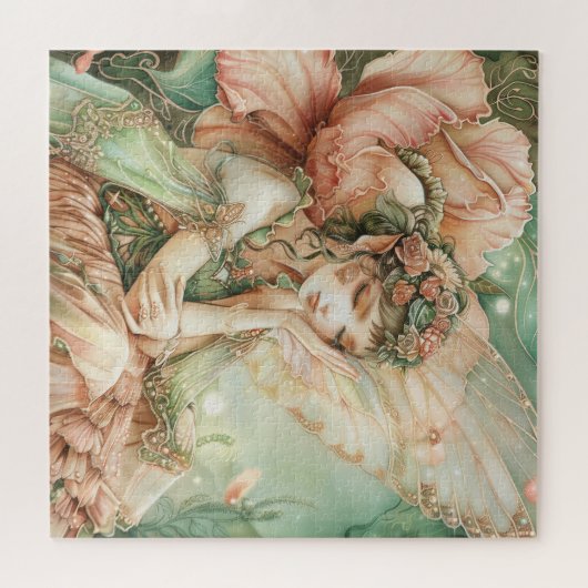 Schöne Blume Fairy Puzzle (Horizontal)