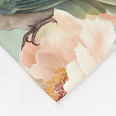 Schöne Blume Fleecedecke (Ecke)
