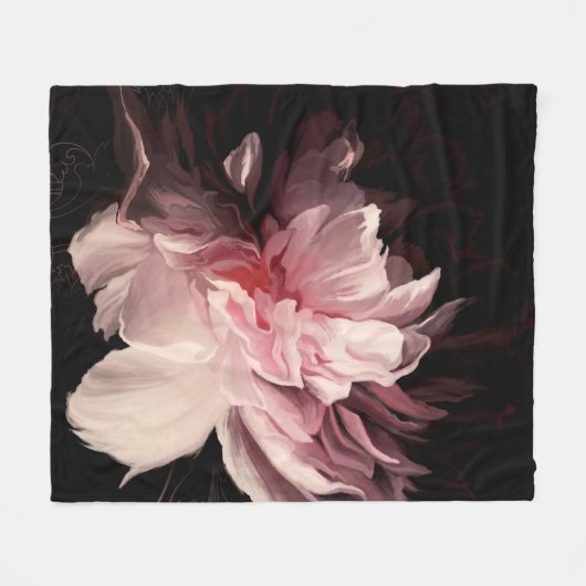 Schöne Blume Fleecedecke (Vorderseite (Horizontal))