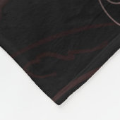 Schöne Blume Fleecedecke (Ecke)