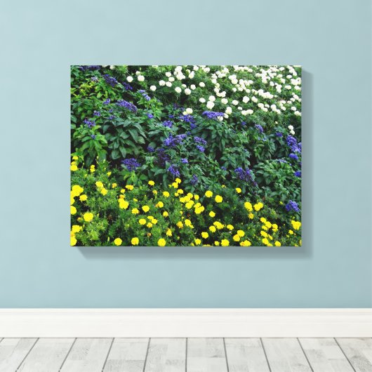 Schöne Blume Foto Single Leinwand (Insitu (Holzboden))