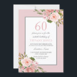 Schöne Blume Frauen 60. Geburtstagsparty einladen Einladung<br><div class="desc">Schöne Blume Girls 60. Geburtstagsparty Einladung Siehe Matching Kollektion im Store</div>