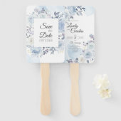 Schöne Blume für besondere Gastgeschenke Hochzeite Fächer (Vorne und Hinten)