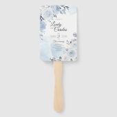 Schöne Blume für besondere Gastgeschenke Hochzeite Fächer (Rückseite)