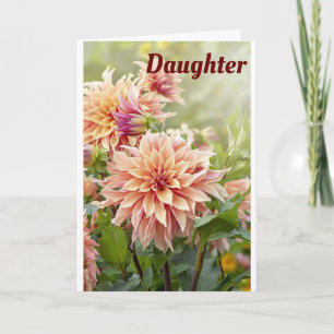 **SCHÖNE BLUME** FÜR DIE SCHÖNE *TOCHTER* KARTE