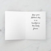 **SCHÖNE BLUME** FÜR SCHÖNE *DAUGHTER* KARTE (Innenseite)