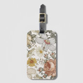 Schöne Blume Gepäckanhänger (Vorderseite Vertikal)