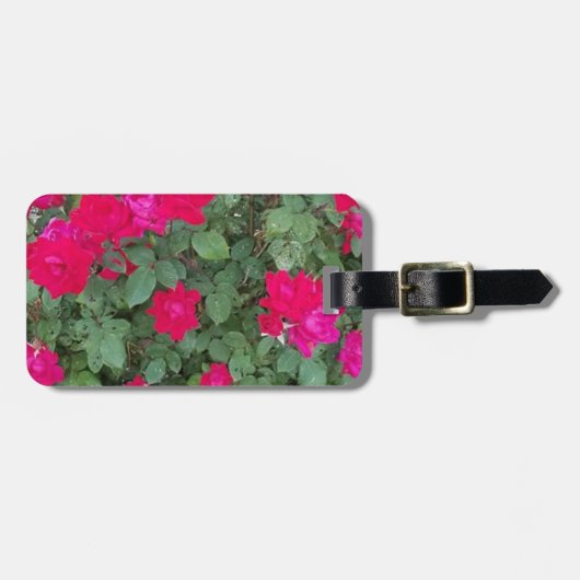 Schöne Blume Gepäckstück Tag Gepäckanhänger (Vorderseite horizontal)