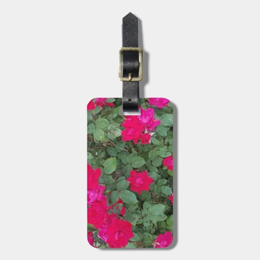 Schöne Blume Gepäckstück Tag Gepäckanhänger (Vorderseite vertikal)