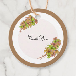 Schöne Blume Geschenkanhänger