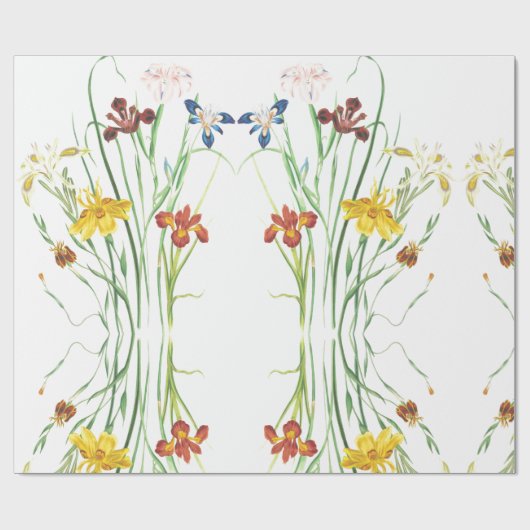 SCHÖNE BLUME GESCHENKPAPIER (Flach)