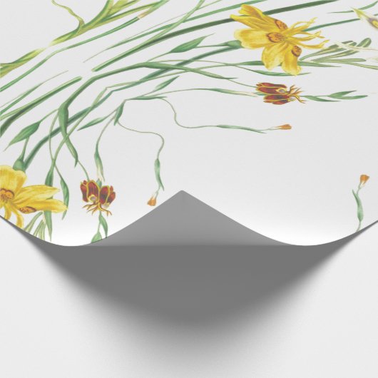 SCHÖNE BLUME GESCHENKPAPIER (Ecke)