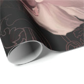 Schöne Blume Geschenkpapier (Rolleneckpunkt)