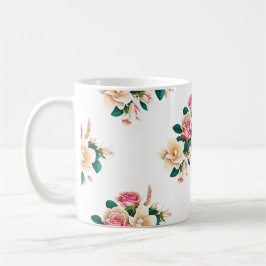 Schöne Blume gestalten Kunst für Tasse, Kaffeetasse