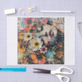 Schöne Blume Girls3 Seidenpapier (Handwerk)