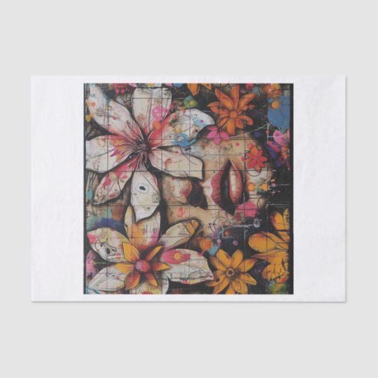 Schöne Blume Girls5 Seidenpapier (Vorderseite)