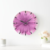 Schöne Blume - Große Wanduhr (Zuhause)