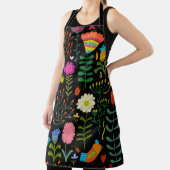 Schöne Blume handgezeichnetes Illustrationsmuster Schürze (InSitu)