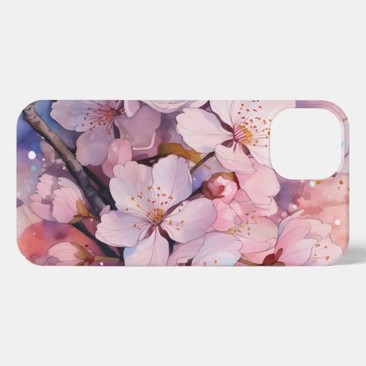 Schöne Blume Handy Case iPhone Hülle (Rückseite (Horizontal))