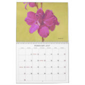 Schöne Blume im Art Calendar Kalender (Feb 2027)