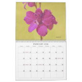 Schöne Blume im Art Calendar Kalender (Feb 2026)