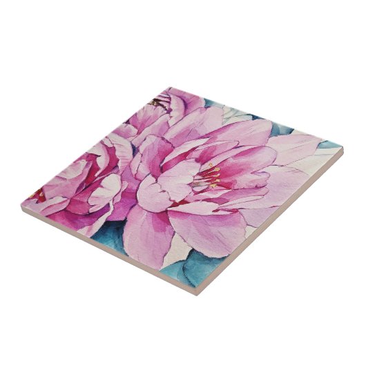 Schöne Blume im Freien Fliese (Seite)