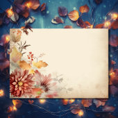 Schöne Blume im Herbst Hochzeit im Herbst Details Begleitkarte