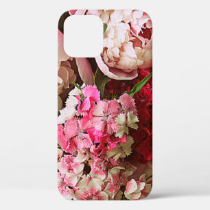 Schöne Blume im Sommer. Bouquet aus rosafarbenem E Case-Mate iPhone Hülle