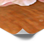 Schöne Blume im Sommer. Bouquet aus rosafarbenem E Poster (Ecke)