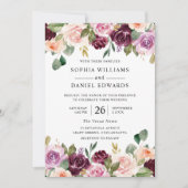 Schöne Blume im Wasser Sommer oder Hochzeit im Her Einladung (Vorderseite)