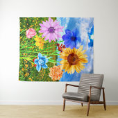 Schöne Blume in der Natur - Frühjahr Wandteppich (Beispiel (Horizontal))