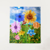 Schöne Blume in der Natur - Frühjahr Wandteppich (Vorderseite)