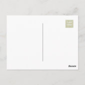 Schöne Blume in Rosa und Blau-Hydrangea Postkarte (Rückseite)