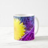 Schöne Blume Kaffeetasse (VorderseiteRechts)