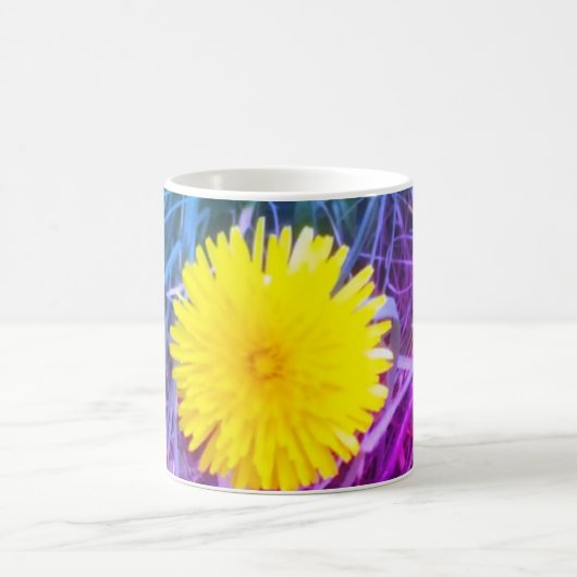 Schöne Blume Kaffeetasse (Mittel)