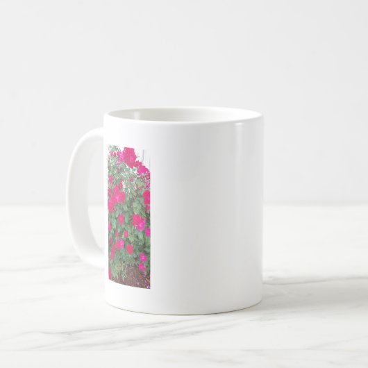 Schöne Blume Kaffeetasse (Vorderseite Links)