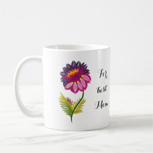 Schöne Blume Kaffeetasse