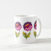 Schöne Blume Kaffeetasse (VorderseiteRechts)