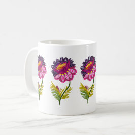 Schöne Blume Kaffeetasse